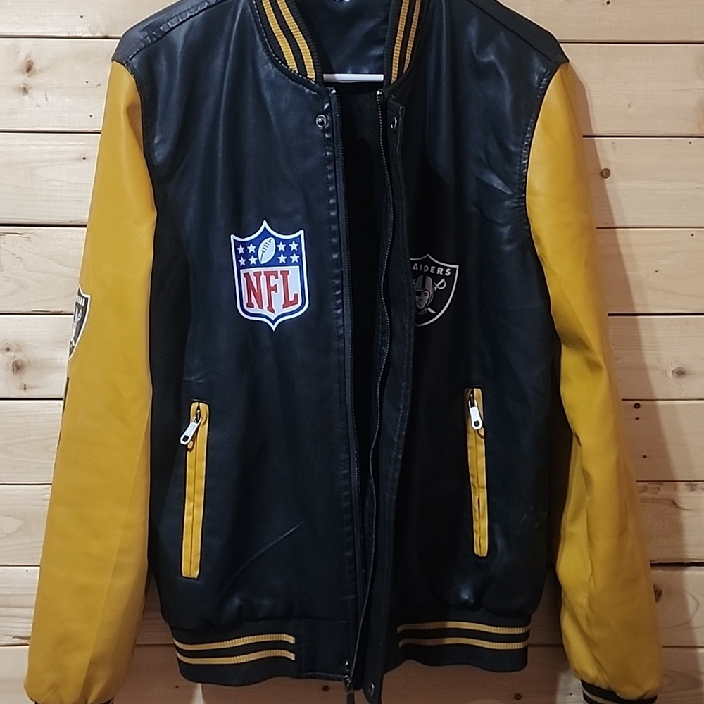 NFL Raiders Bomber Jacket Size Large